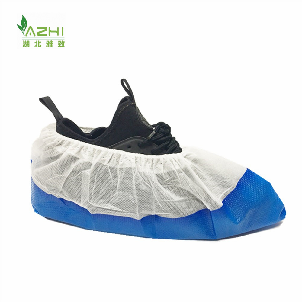 一次性半覆膜鞋套 藍(lán)白防滑防水無(wú)紡布 (6).jpg